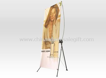 X piccolo banner Stand con 4 colore Poster