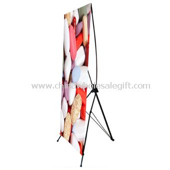 Strong X Banner Stand with 4-Color Poster