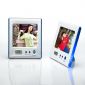 Colorful photo frame with clock small picture