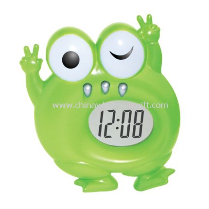 Cartoon frog clock