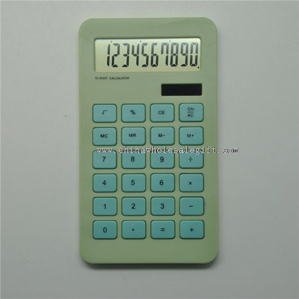 10 Digit Display Flat Handheld Calculator