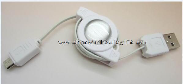 2.0 retractable micro 5pin usb data cord