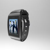 Pedometro Smart Touchscreen orologio da polso con telecamera FM MP3 cronometro per Smartphone images