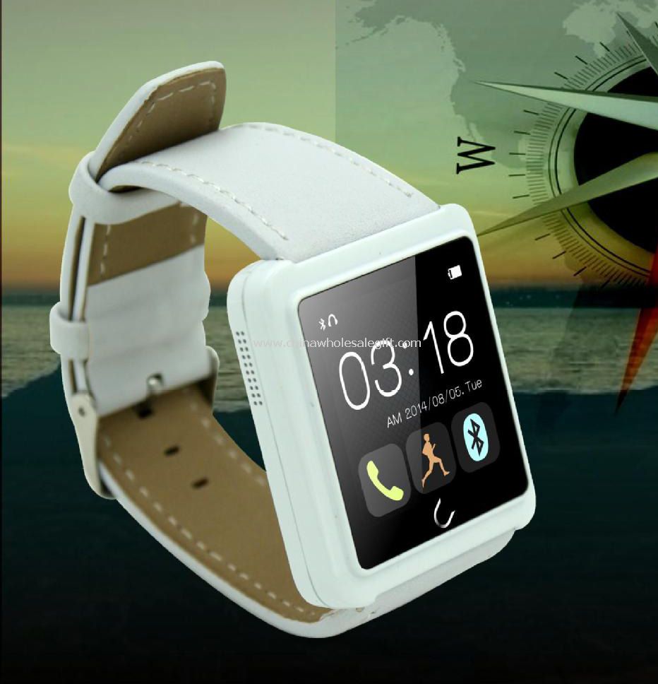 Waterproof Anti-lost Remote capture Bluetooth Smart Dial Bracelet Watch for Android Phone