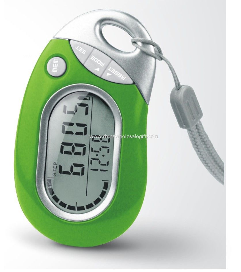 3D Pedometer with Lanyard