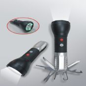 Multi-function Tool flashlight with Emergency lamp images