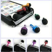 Touch pen with a dust plug for earphone images