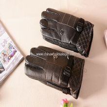 Hombres PU guantes images
