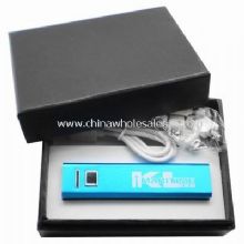 Power bank box with grey board material and plastic insert hot stamping logo images