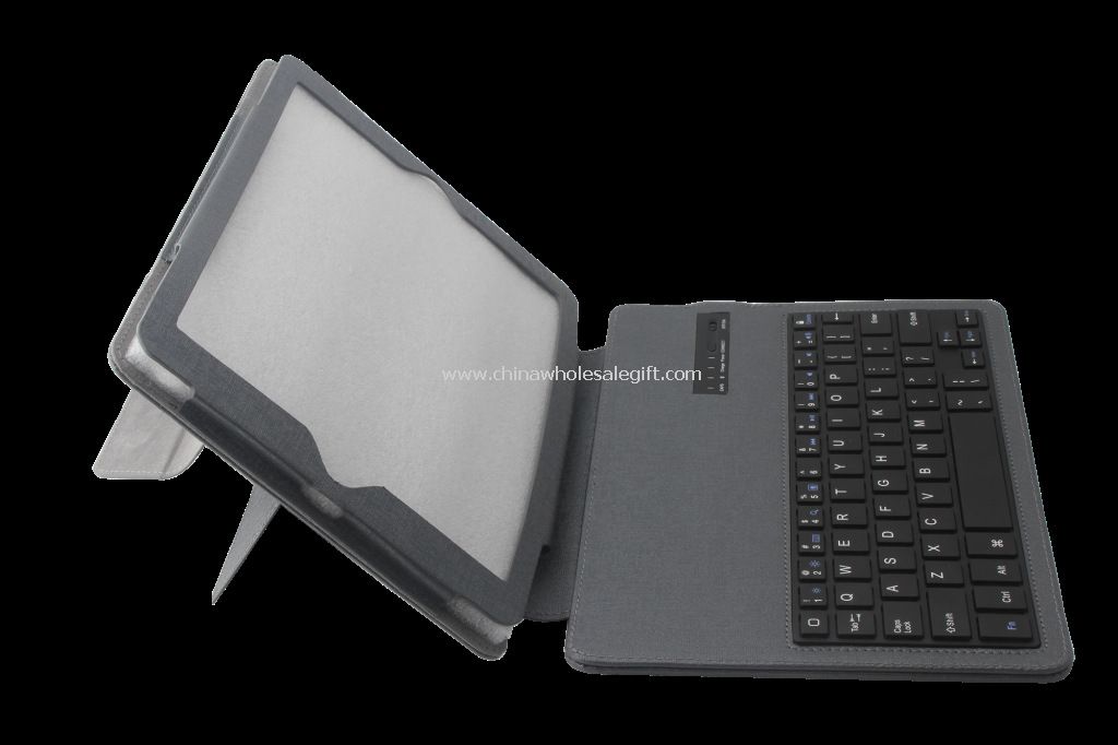 Keyboard Bluetooth IPAD udara dengan kasus kulit