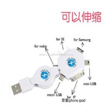 6 in 1 Retractable Mobile Phone Cables images