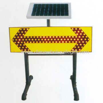 Solar traffic signal boards