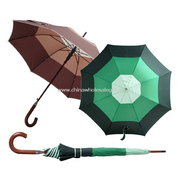 Holzgriff Regenschirm
