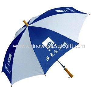 Straight advertising umbrellas