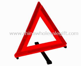 Triângulo de advertência de carro