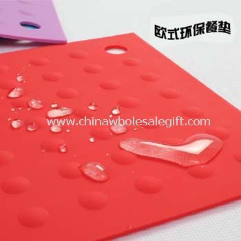 Square silicone placemat