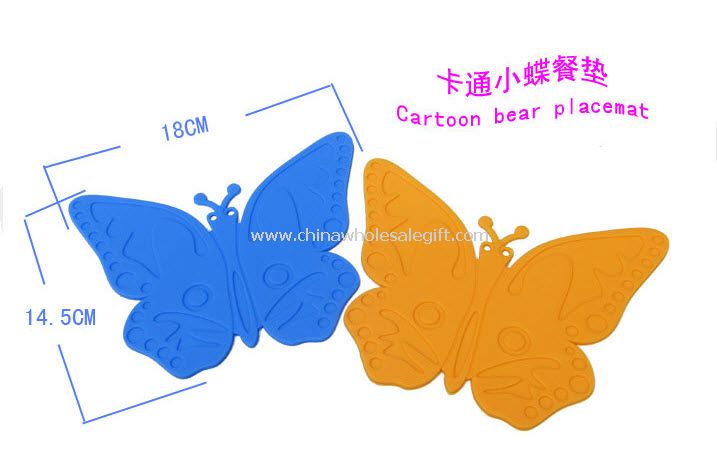 Sostenedor de pote de silicona personalizado mariposa