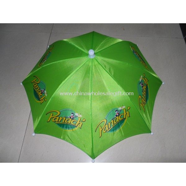 Głową parasol parasol kapelusz