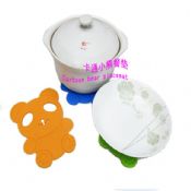 Bear shaped heat resist silicon pot holder images