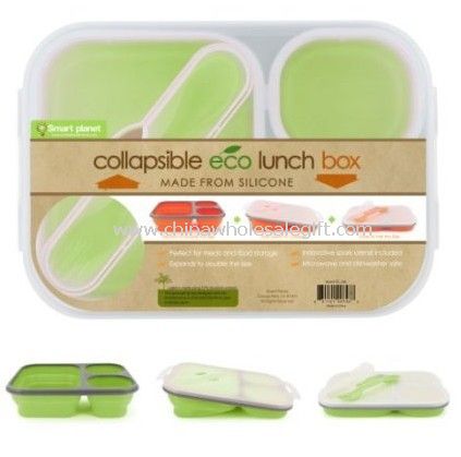 Silikonowy duży lunch box
