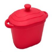 Red silicone steam pot set images