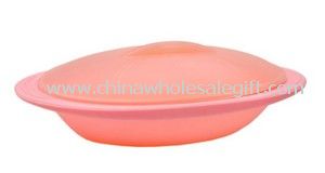 Oval silicone lunch box