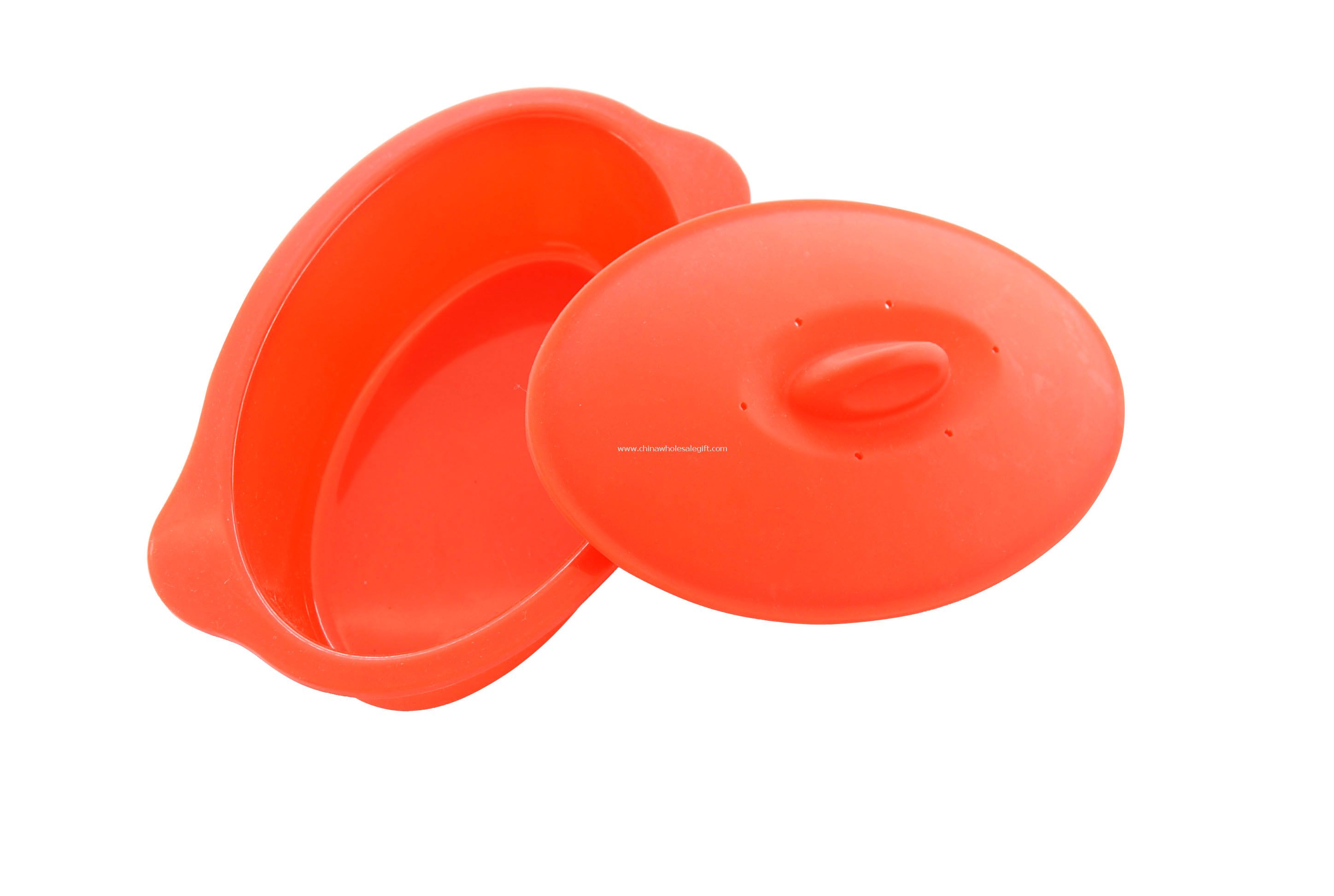 Silicone steamers with lid
