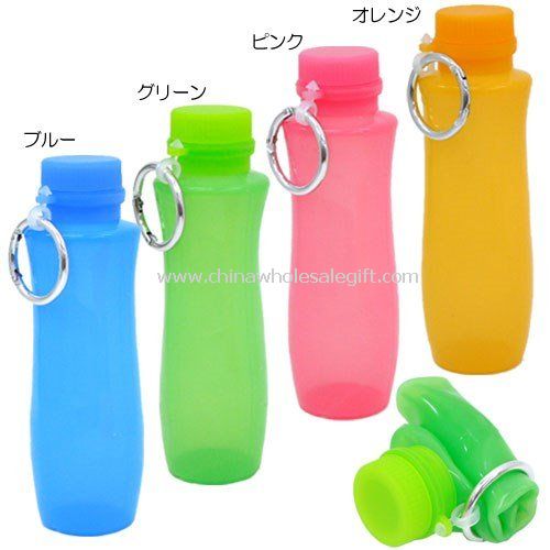 500ml foldable silicone water bottle