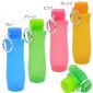 500ml foldable silicone water bottle small picture