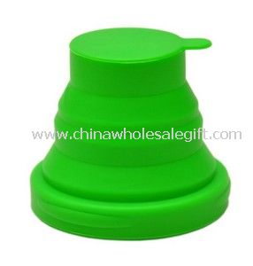Collapsible silicone cups