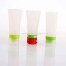 Heat resistant BPA free 3OZ silicone travel bottle images