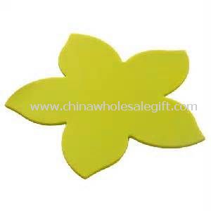 Flower shaped silicone cup coaster