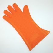 35cm 5-Finger-Silikon-Küche-Handschuh images