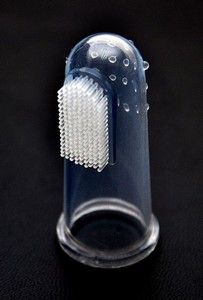 Cepillo de dientes de silicona bebé images