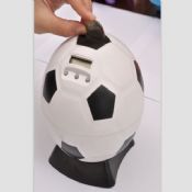 Fodbold figur elektroniske sparegris images
