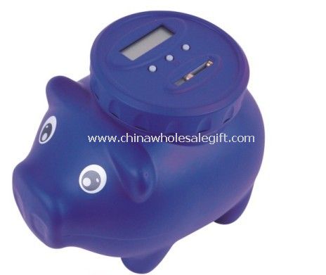 Pig shape Electronic piggy bank