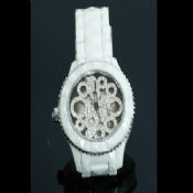 Crystal Flower Ceramic Watch images