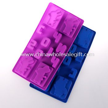 Bandejas de cubo de gelo de silicone personalizado