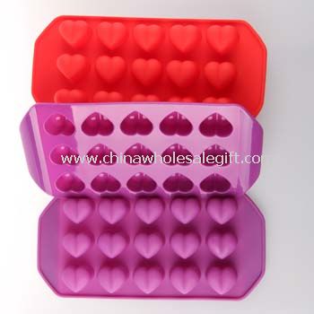 Heart silicone ice mould
