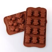 Forma silikonowa czekoladowe świąteczne images