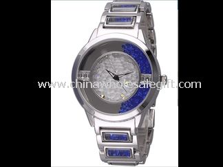 Modrý Crystal Ladys hodinky