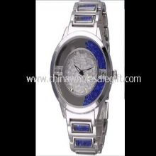 Reloj de Ladys de cristal azul images