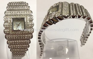 Trapezoid crystal watch