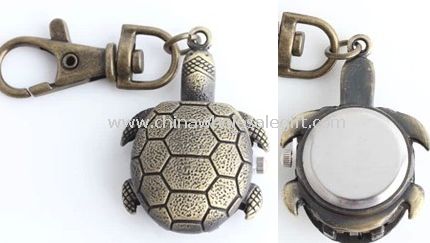 Tortoise pocket watch