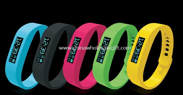 Color OLED Mostrar alta calidad fitness calorías monitor podómetro elegante pulsera bluetooth