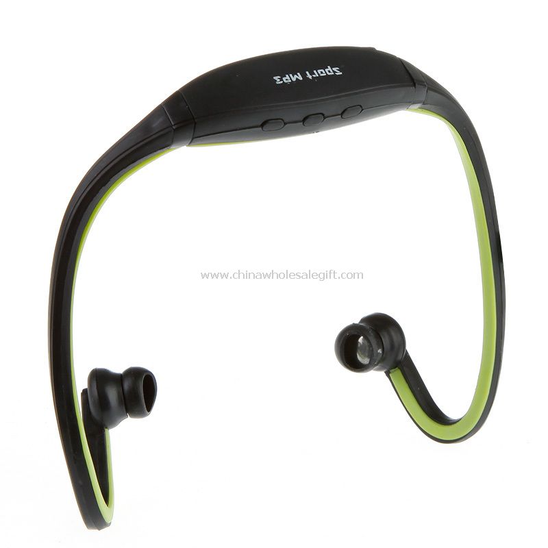Sport Running MP3 Music Player TF/ Micro SD Card Wireless Headset Headphone Earphone