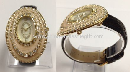 Oval Crystal Watch