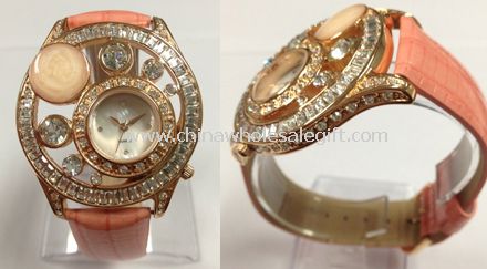 Pierced crystal watch