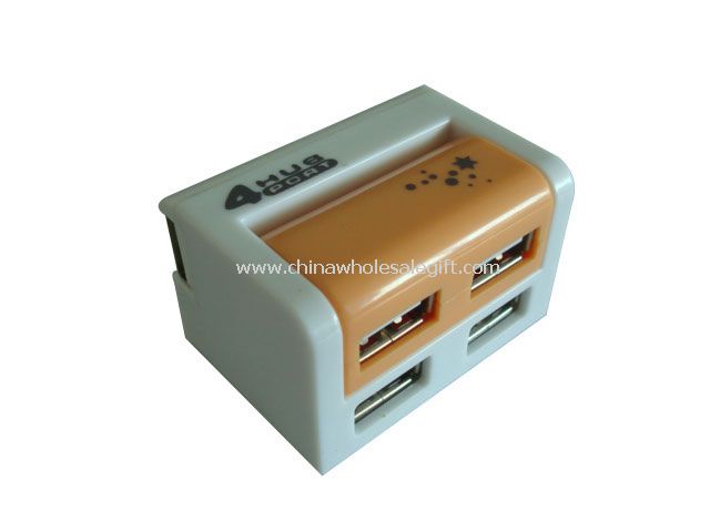 Mini 4 puerto USB Hub