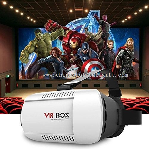 Kotak VR 3D Virtual Reality permainan Video VR Kacamata + Bluetooth Gamepad